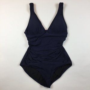 J. Crew Ruched Femme Bathing Suit 16 XL B6819